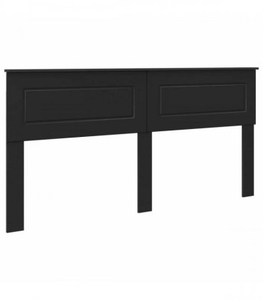 vidaXL Headboard Black Oak Engineered wood