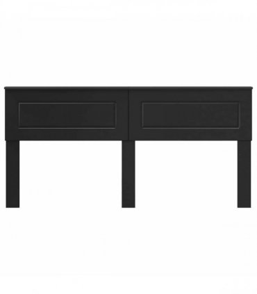 vidaXL Headboard Black Oak Engineered wood