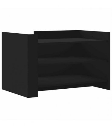 vidaXL Coffee Table Black 80x50x50 cm Engineered Wood