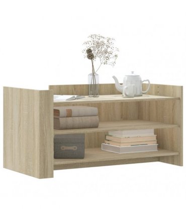 vidaXL Coffee Table Sonoma Oak 100x50x50 cm Engineered Wood