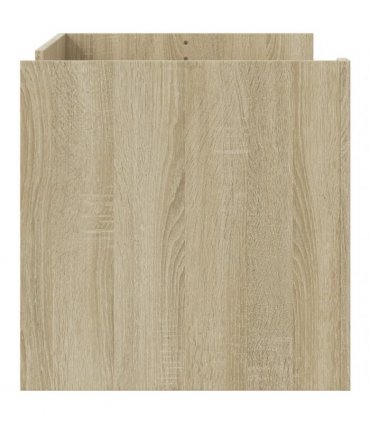 vidaXL Coffee Table Sonoma Oak 100x50x50 cm Engineered Wood