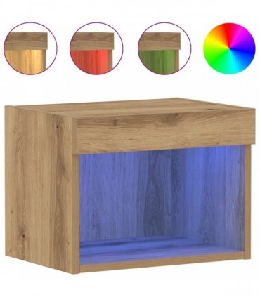 vidaXL TV Cabinet Set Artisan Oak 40 x 30 x 30 cm Engineered Wood