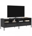 vidaXL TV Cabinet Black 135x39x43.5 cm Cold-rolled Steel