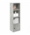 vidaXL Bookcase Concrete Grey 31x24x102 cm Engineered Wood