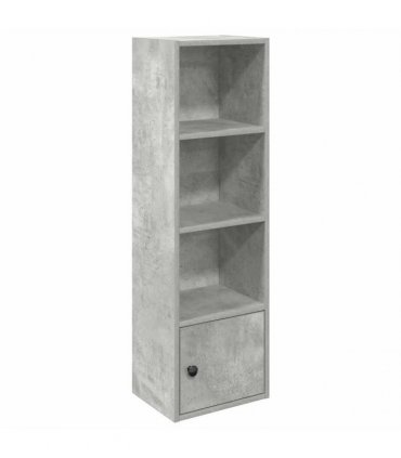 vidaXL Bookcase Concrete Grey 31x24x102 cm Engineered Wood