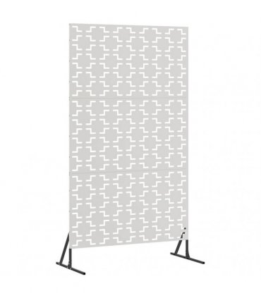 vidaXL Privacy Screen 100 x 50 x 180 cm Stainless Steel Silver
