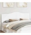 vidaXL Headboard White Engineered wood