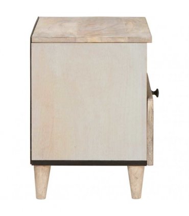 vidaXL Bedside Cabinet 2 pcs White 40 x 33 x 46 cm Engineered Wood