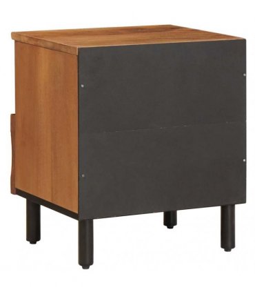 vidaXL Bedside Cabinet Brown 40 x 33 x 46 cm Solid Mango Wood