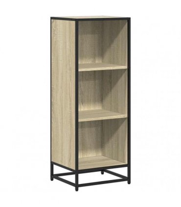 vidaXL Book Cabinet Sonoma Oak 40x35x107.5 cm Engineered Wood