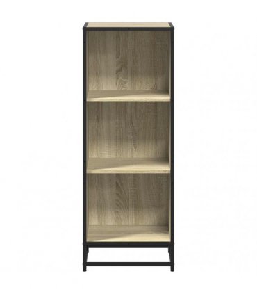 vidaXL Book Cabinet Sonoma Oak 40x35x107.5 cm Engineered Wood
