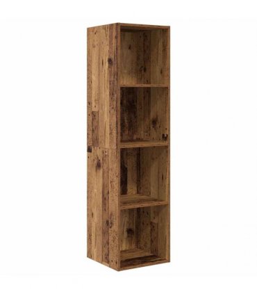 vidaXL TV Cabinet Set Old Wood 37 x 37 x 142.5 cm Engineered Wood