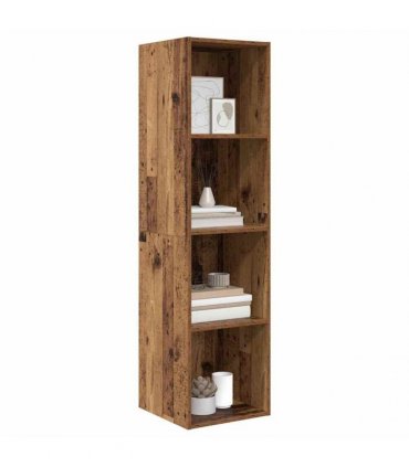 vidaXL TV Cabinet Set Old Wood 37 x 37 x 142.5 cm Engineered Wood