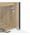 vidaXL Pull Rod Hinge 439 pcs Silver Iron
