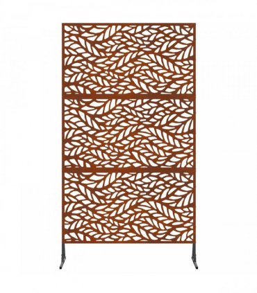 vidaXL Privacy Screen 100 x 50 x 180 cm Weathering Steel Rusty