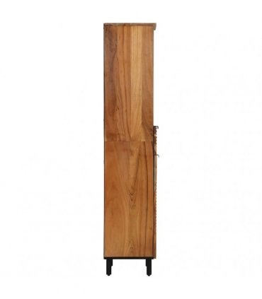 vidaXL Bathroom Cabinet Brown 38 x 33 x 160 cm Solid Mango Wood