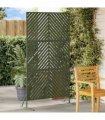 vidaXL Privacy Screen 100 x 50 x 180 cm Steel Olive Green