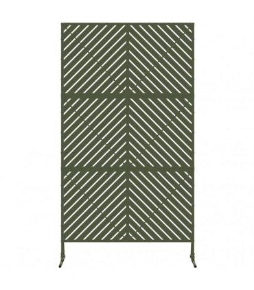 vidaXL Privacy Screen 100 x 50 x 180 cm Steel Olive Green