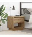 vidaXL Nightstand Artisan Oak 45 x 34 x 44 cm Engineered Wood