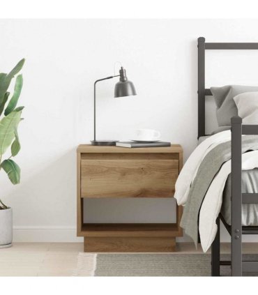 vidaXL Nightstand Artisan Oak 45 x 34 x 44 cm Engineered Wood