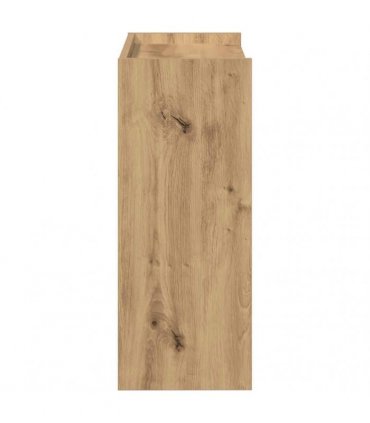 vidaXL Shoe Rack Artisan Oak 60x25x62 cm Engineered Wood