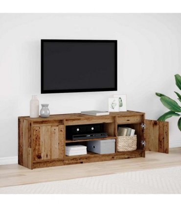 vidaXL TV Units Brown 139.5 x 34 x 50 cm Engineered wood