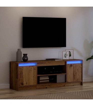 vidaXL TV Units Brown 139.5 x 34 x 50 cm Engineered wood