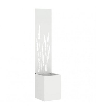 vidaXL Garden Privacy Screen White 32 x 150 cm Cold-rolled steel
