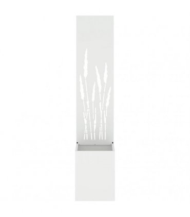 vidaXL Garden Privacy Screen White 32 x 150 cm Cold-rolled steel