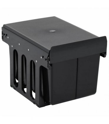 vidaXL Kitchen Cupboard Pull-out Dustbin Soft-Close 36 L