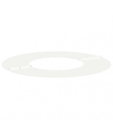 vidaXL suitable for Flat Tree Rings 5 pcs White Ø30 / 60 cm Steel