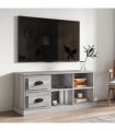 vidaXL TV Cabinet Grey Sonoma 102x35.5x47.5 cm Engineered Wood