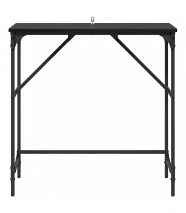vidaXL Console Table Black Oak 75 x 32 x 75 cm Engineered Wood
