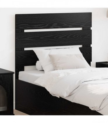 vidaXL Headboard Black Oak Engineered Wood