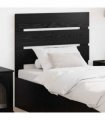 vidaXL Headboard Black Oak Engineered Wood