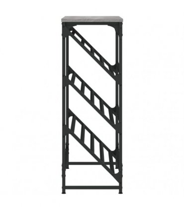 vidaXL Shoe Rack Grey Sonoma 90x30x85 cm Engineered Wood