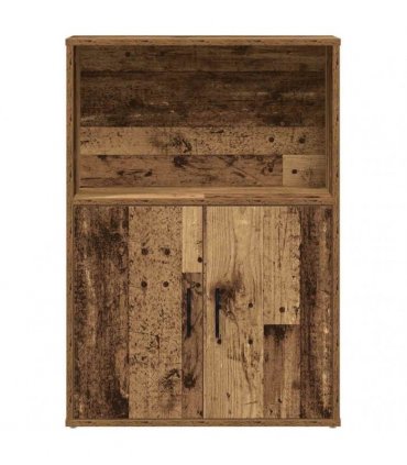 vidaXL Bookcase Old Wood 60x24x85 cm Engineered Wood