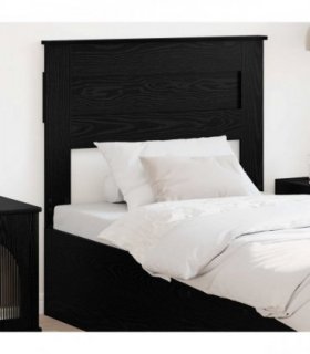 vidaXL Headboard Black Oak Engineered wood
