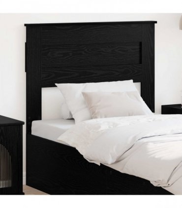 vidaXL Headboard Black Oak Engineered wood