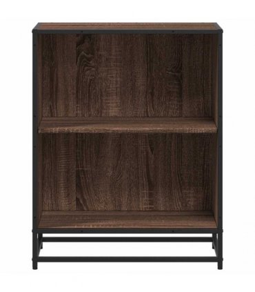 vidaXL Book Cabinet Brown Oak 60x35x76 cm Engineered Wood