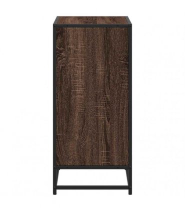 vidaXL Book Cabinet Brown Oak 60x35x76 cm Engineered Wood