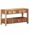 vidaXL TV Cabinet with Drawer Brown 83 x 33 x 46 cm Solid Reclaim Wood