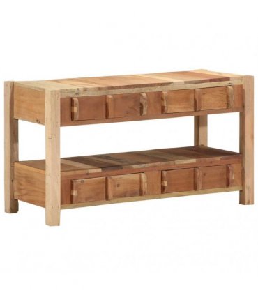 vidaXL TV Cabinet with Drawer Brown 83 x 33 x 46 cm Solid Reclaim Wood