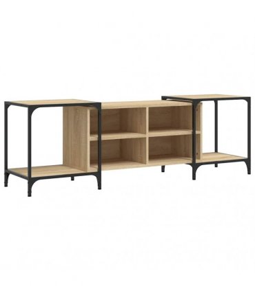 vidaXL TV Cabinet Sonoma Oak 153x37x50 cm Engineered Wood