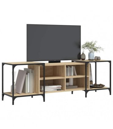 vidaXL TV Cabinet Sonoma Oak 153x37x50 cm Engineered Wood