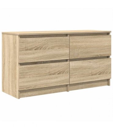 vidaXL TV Cabinet Sonoma Oak 100x35x54 cm Engineered Wood