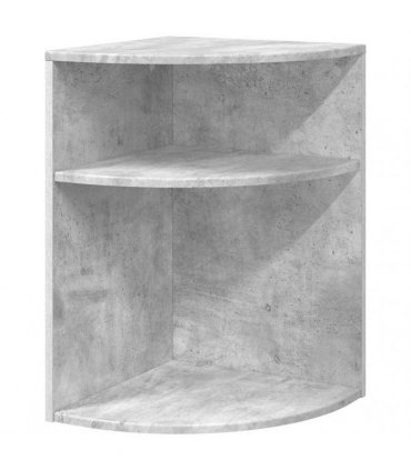 vidaXL End Table Concrete Grey 39.7 x 39.7 x 60 cm Engineered Wood