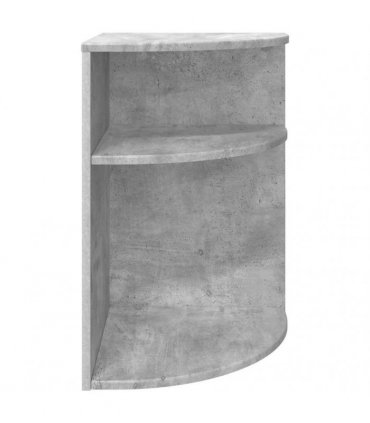 vidaXL End Table Concrete Grey 39.7 x 39.7 x 60 cm Engineered Wood