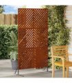 vidaXL Privacy Screen 100 x 50 x 180 cm Weathering Steel Rusty