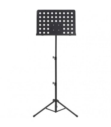 vidaXL Music Book Stand Black Steel